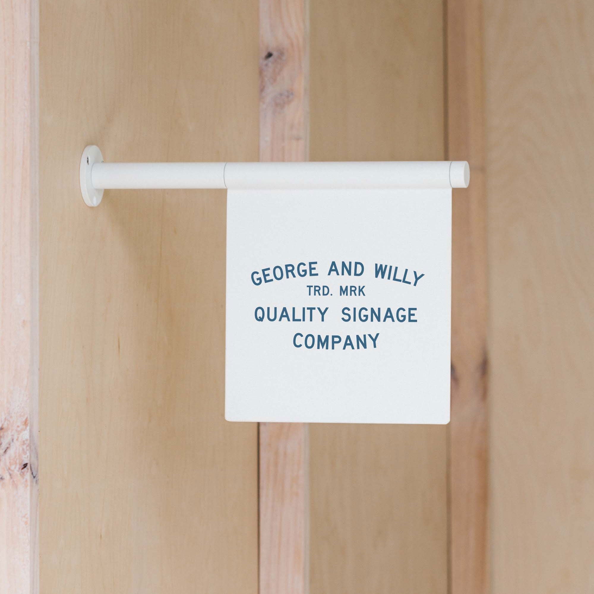 Interior Signage - George and Willy