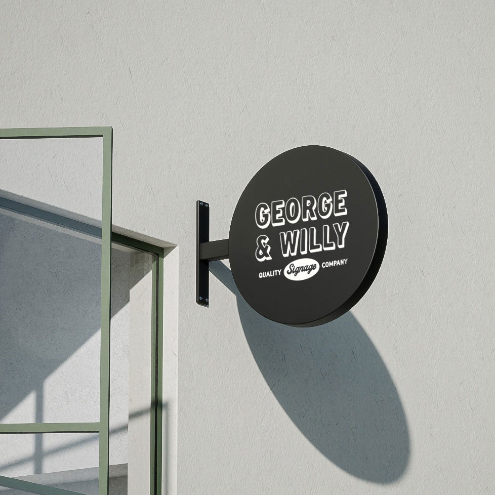 Metal Signage - George and Willy