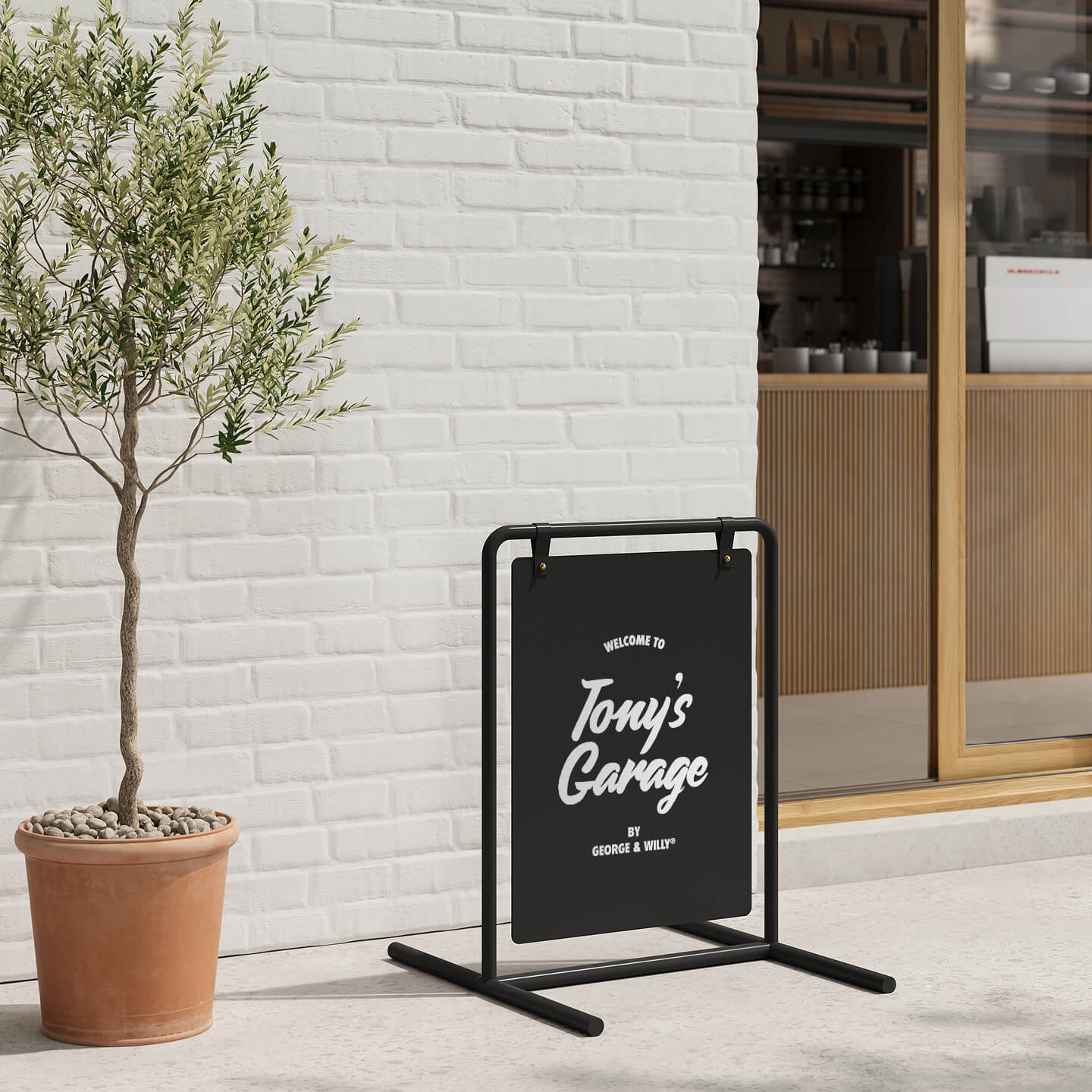 Standing Sign, Swing Sign, Swinger board, Standing Sign Holder, Sign Stand, 