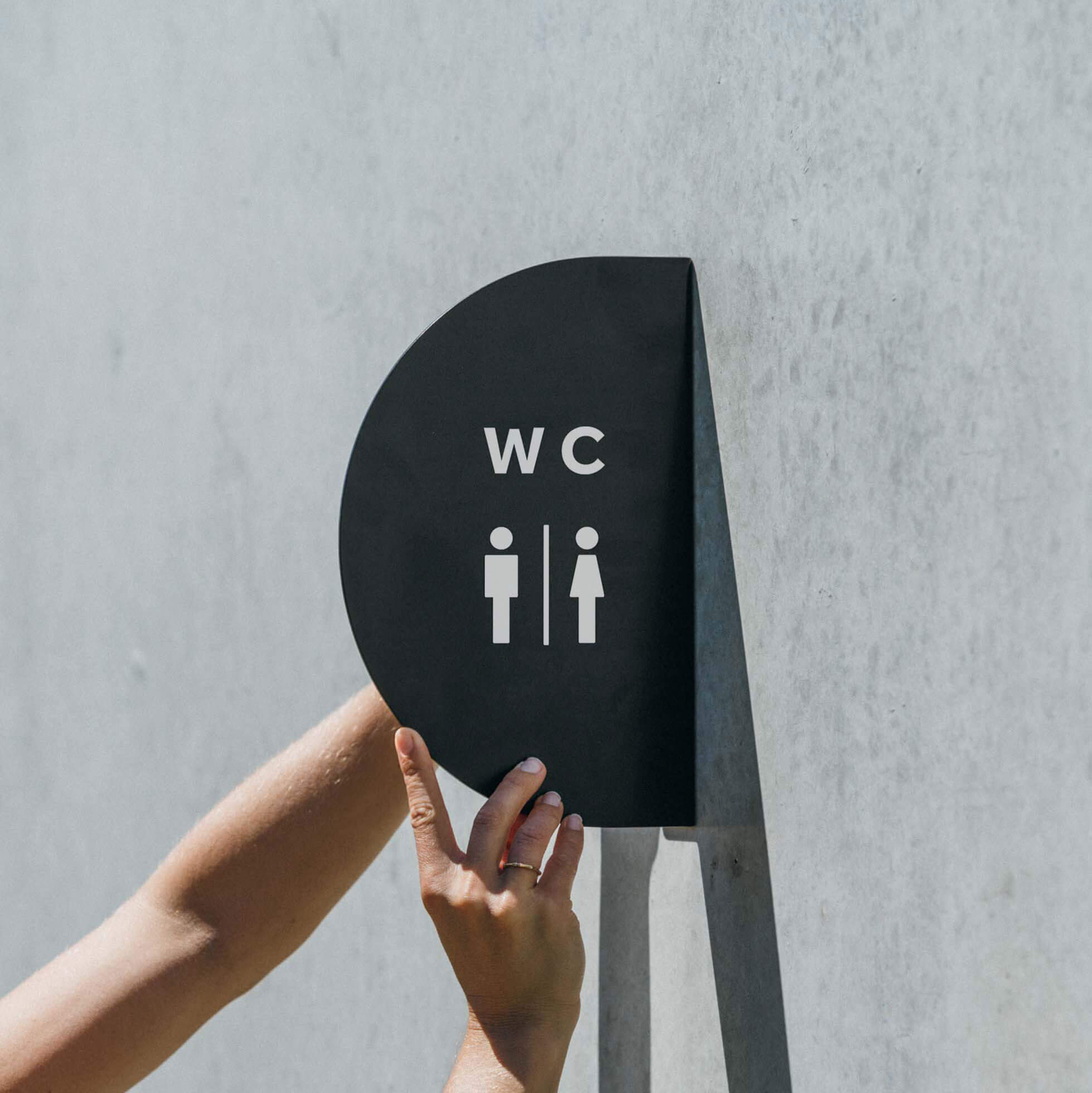 Bathroom Sign, Restroom Sign, Toilet Sign , Shop Sign