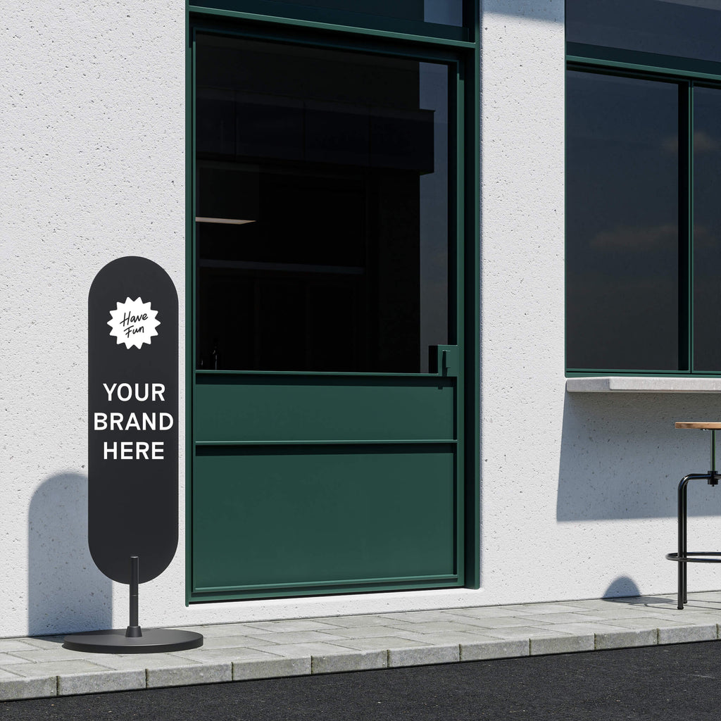 Standing Sign Holder, Free standing sign, Metal Sign Holder, Pedestal Sign