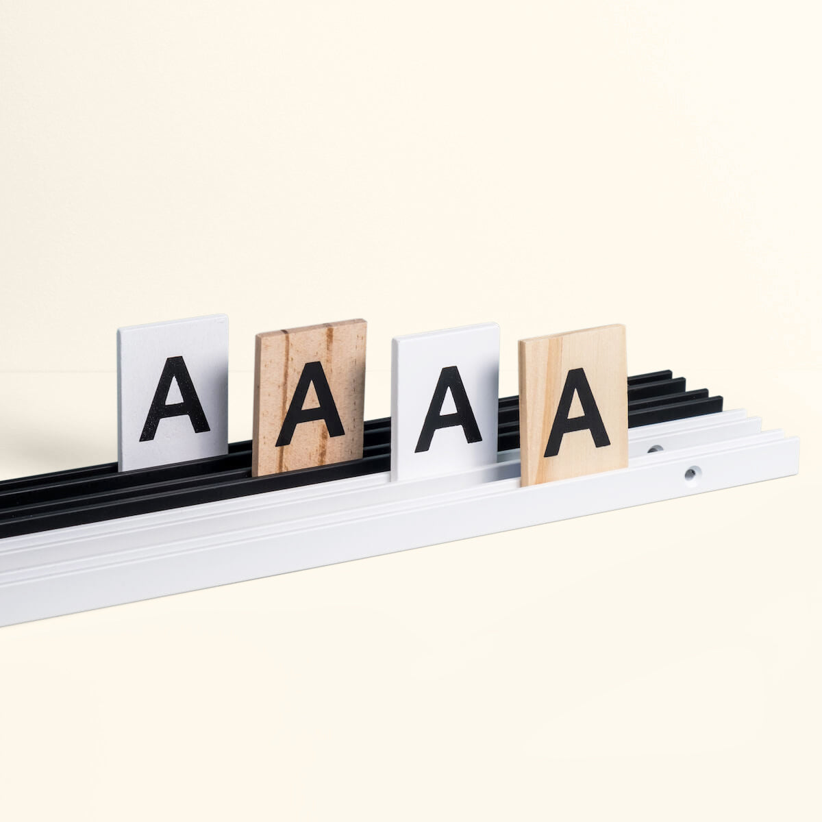 Wooden Letter Board Scrabble Tiles