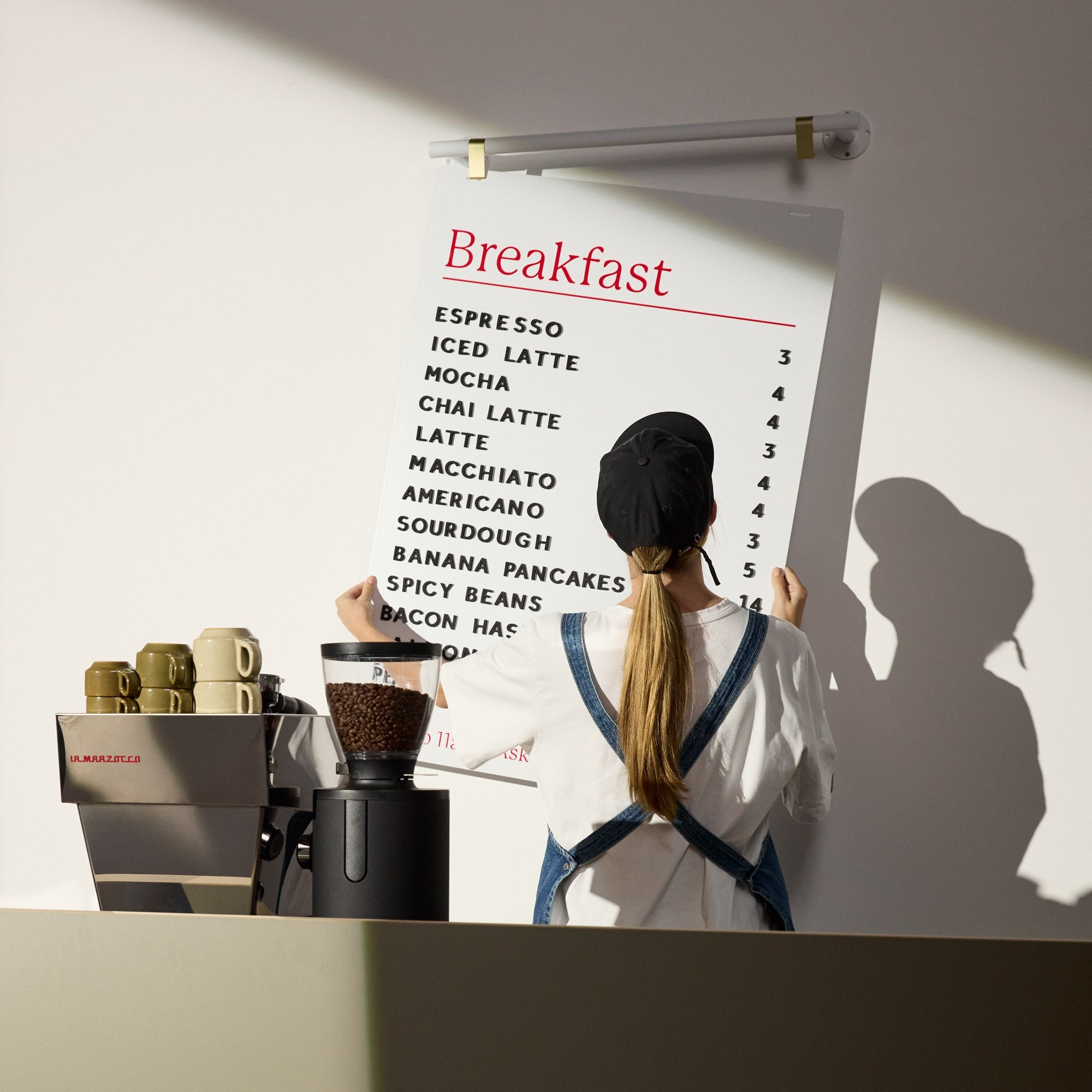 Hanging Menu Board - George and Willy