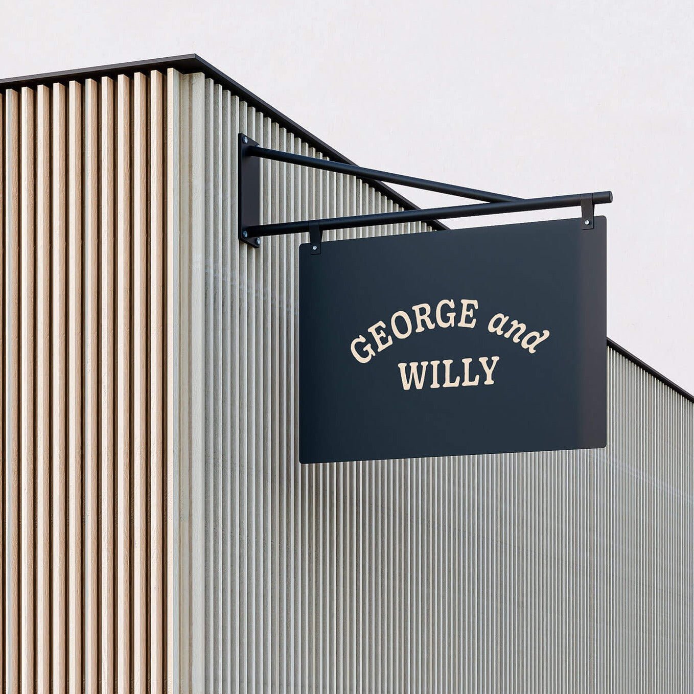 Large Store Sign - George and Willy