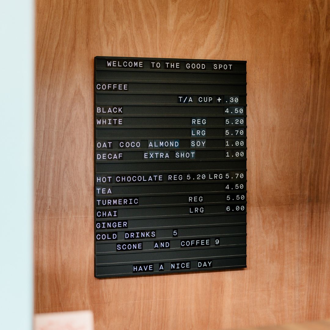 Menu Board - George and Willy