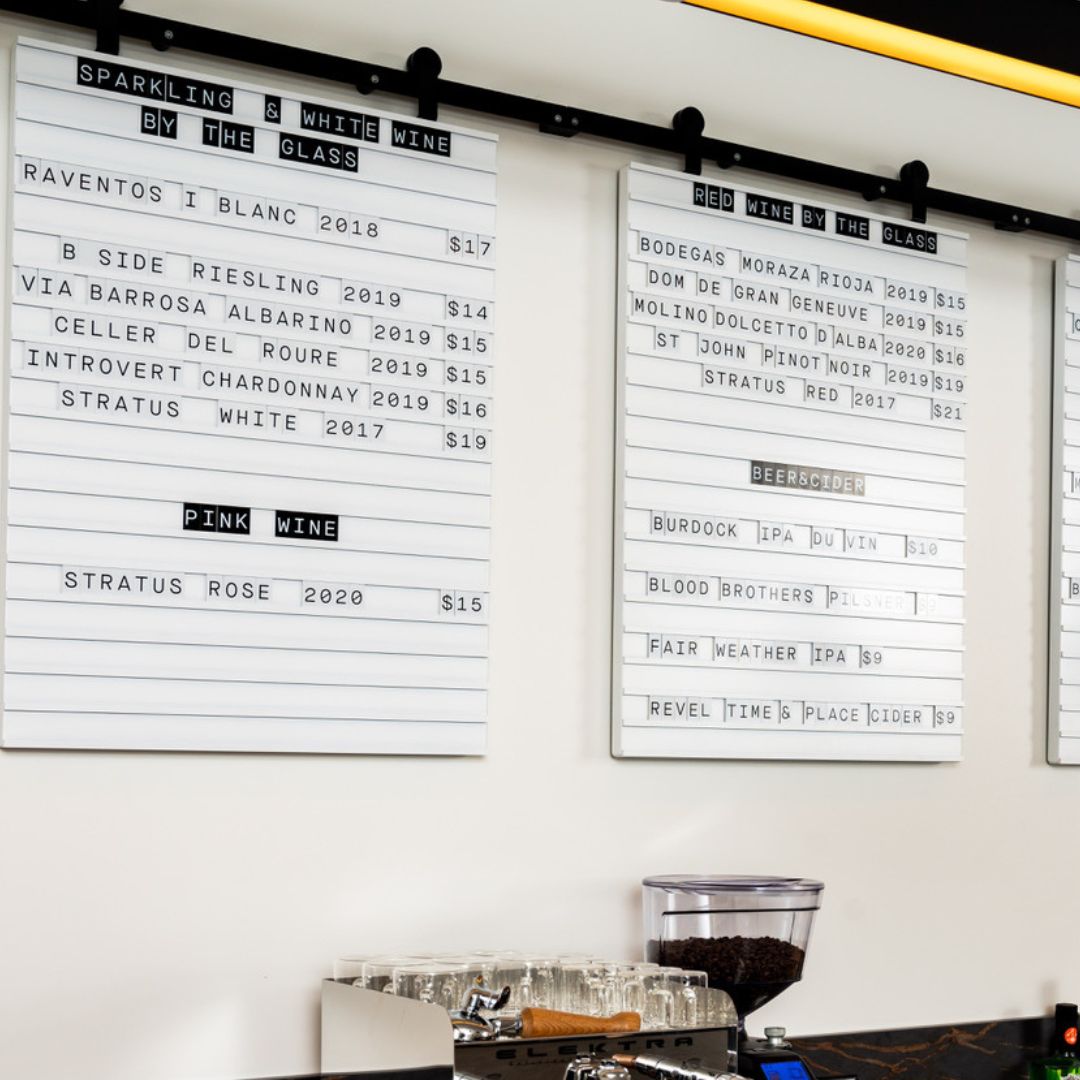 Menu Board - George and Willy