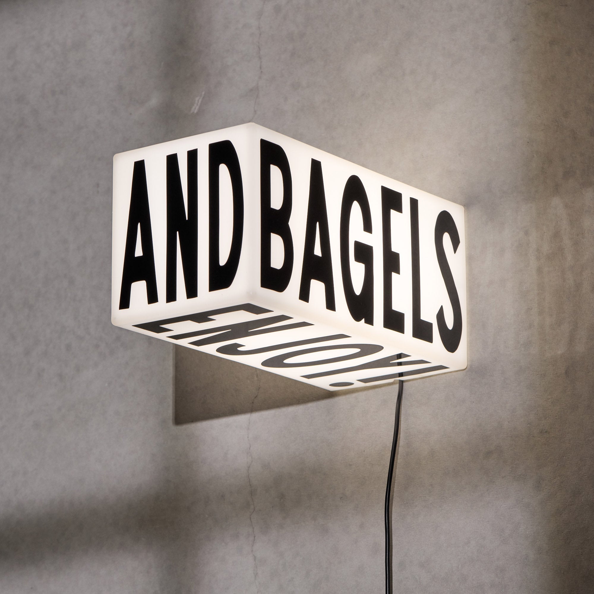 Simple Lightbox Sign - George and Willy